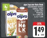 EDEKA Reinsberg - Soya Drink Angebot im Prospekt Soya Drink bei EDEKA im Reinsberg Prospekt für 1,49 €
