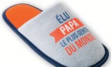 Mules Homme Élu Papa - Hyper U à Périgueux Mules Homme Élu Papa en promo chez Hyper U Périgueux à 6,90 €