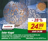Solar-Kugel im toom Baumarkt Prospekt Solar-Kugel von toom im aktuellen toom Baumarkt Prospekt für 24,99 €