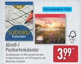 Abreiß- / Postkartenkalender im Angebot bei ALDI Nord in Gütersloh Abreiß- / Postkartenkalender Angebote bei ALDI Nord Gütersloh für 3,99 €