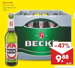Pils im Angebot bei Netto Marken-Discount in Wismar Pils Angebote von Beck's bei Netto Marken-Discount Wismar für 9,88 €