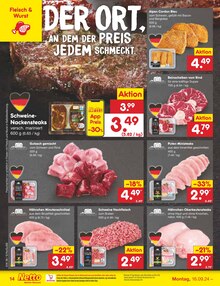 Gulasch im Netto Marken-Discount Prospekt "Aktuelle Angebote" mit 57 Seiten (Erfurt)