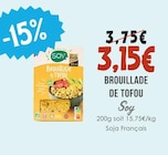 Brouillade de Tofu - Soy dans le catalogue Naturalia