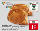 Aktuelle Rindfleisch Angebote bei Marktkauf in Heilbronn Aktuelles Tannenzäpfle-Steaks Angebot bei Marktkauf in Heilbronn ab 1,29 €