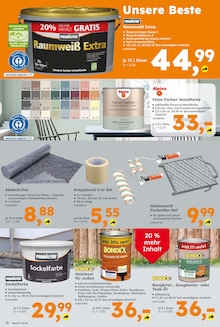 Alpina im Globus-Baumarkt Prospekt "Immer eine Idee besser" mit 13 Seiten (Wiesbaden)