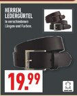 Herren Ledergürtel im Angebot bei Marktkauf in Herford Herren Ledergürtel Angebote bei Marktkauf Herford für 19,99 €