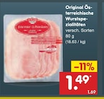 Original Österreichische Wurstspezialitäten Angebote bei Netto Marken-Discount Borken für 1,49 €