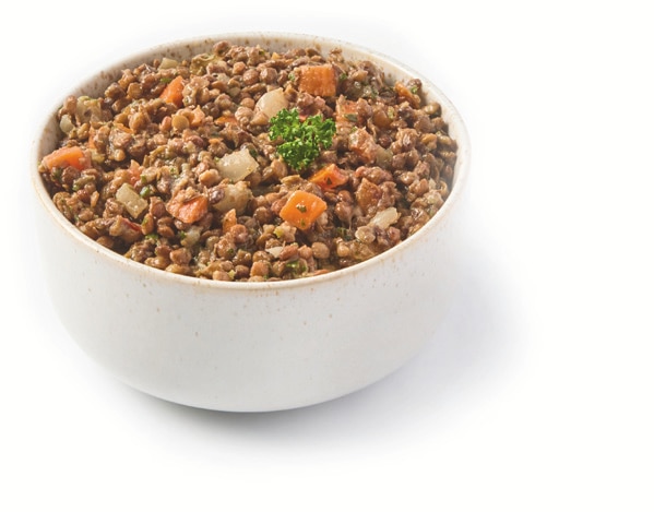 Salade de lentilles et légumes