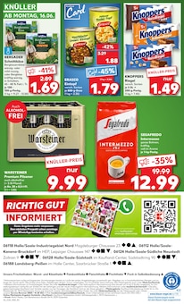 Warsteiner im aktuellen Kaufland Prospekt (Halle (Saale)) Warsteiner im Kaufland Prospekt "Aktuelle Angebote" mit 58 Seiten (Halle (Saale))