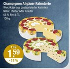 Champignon Allgäuer Rahmtorte Natur Angebote bei V-Markt München für 1,59 €