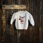 Promo Noël Pull Ecru à 12,00 € dans le catalogue Aubert à Anglet