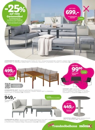 Gartenbank Angebot & Preis im aktuellen mömax Prospekt Gartenbank Angebot im aktuellen mömax Prospekt auf Seite 15