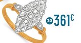 bague diamants à 361,00 € dans le catalogue E.Leclerc