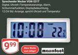 Aktuelle Wecker Angebote bei GLOBUS in Ludwigshafen (Rhein) Aktuelles Sprechender Wecker VGW-531T Angebot bei GLOBUS in Ludwigshafen (Rhein) ab 9,99 €