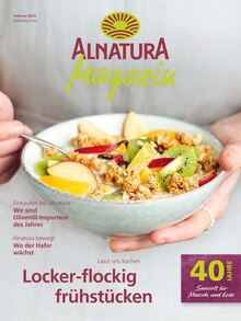 Aktueller Alnatura Prospekt "Alnatura Magazin" Seite 1 von 60 Seiten