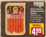 Aktuelles Geflügel-Bratwurst Merguez Angebot bei REWE in Kiel ab 4,99 €