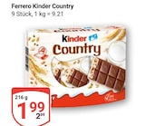 GLOBUS Burgstein - Kinder Country Angebot im Prospekt Kinder Country bei GLOBUS im Burgstein Prospekt für 1,99 €