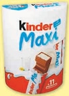 Barres Chocolatées - Kinder Maxi en promo chez U Express Barres Chocolatées - Kinder Maxi dans le catalogue U Express