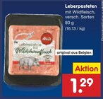 Leberpasteten mit Wildfleisch im Angebot bei Netto Marken-Discount in Wismar Leberpasteten mit Wildfleisch Angebote bei Netto Marken-Discount Wismar für 1,29 €