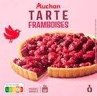 TARTE AUX FRAMBOISES surgelée AUCHAN - AUCHAN en promo chez Auchan Hypermarché TARTE AUX FRAMBOISES surgelée AUCHAN - AUCHAN dans le catalogue Auchan Hypermarché