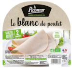 Blanc de poulet sans nitrite, 2 tranches - 80g - Le Picoreur en promo chez So.bio Blanc de poulet sans nitrite, 2 tranches - 80g - Le Picoreur dans le catalogue So.bio