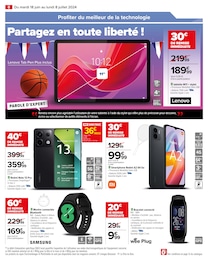 Offre Lenovo dans le catalogue Carrefour du moment à la page 10