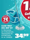 CLEAN TWIST DISC MOP SET Angebote bei OBI Soest für 34,99 €