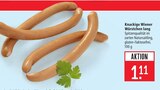 Knackige Wiener Würstchen lang im Angebot bei Marktkauf in Rottenburg Knackige Wiener Würstchen lang Angebote bei Marktkauf Rottenburg für 1,11 €