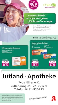 Aktueller mea - meine apotheke Prospekt "Unsere Juli-Angebote" für Kiel Aktueller mea - meine apotheke Prospekt für Kiel mit Seiten