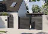 Portail aluminium battant "celtis" en promo chez Brico Dépôt Paris à 799,00 €