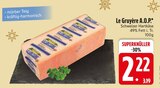 Le Gruyère A.O.P. im EDEKA Prospekt Le Gruyère A.O.P. von im aktuellen EDEKA Prospekt für 2,22 €