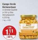 Gemuesekonserven im V-Markt Prospekt Kichererbsen von Campo Verde im aktuellen V-Markt Prospekt für 1,11 €