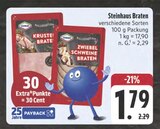 Aktuelle Braten Angebote bei E center in Chemnitz Aktuelles Krusten Braten Angebot bei E center in Chemnitz ab 1,79 €