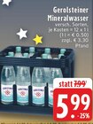 E center Straßenhaus - Mineralwasser Angebot im Prospekt Mineralwasser bei E center im Straßenhaus Prospekt für 5,99 €