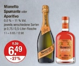 Spumante oder Aperitivo von Mionetto im aktuellen V-Markt Prospekt für 6,49 €