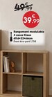 Rangement modulable 4 cases Klaus à 39,99 € dans le catalogue Maxi Bazar