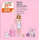 Barbie-Puppen im Müller Prospekt BARBIE REISE PUPPE von MATTEL im aktuellen Müller Prospekt für 27,99 €