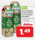 nah&frisch Voltlage - frische Bio Milch Angebot im Prospekt frische Bio Milch bei nah&frisch im Voltlage Prospekt für 1,49 €