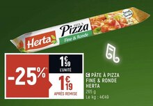 Vival Vanves - PÂTE À PIZZA FINE & RONDE Promo PÂTE À PIZZA FINE & RONDE dans le catalogue Vival "Le grand live des marques #Les promos font le show ! !" à Vanves