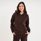 La Halle Paris - Promo Sweat hoodie 1 poche à capuche marron foncé femme Promo Sweat hoodie 1 poche à capuche marron foncé femme à 15,99 € dans le catalogue La Halle à Paris