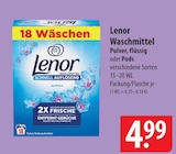 Waschmittel Pulver Angebote von Lenor bei famila Nordost Stralsund für 4,99 €