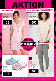 Damen Jogginganzug Angebot im aktuellen Woolworth Prospekt auf Seite 80