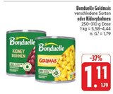 Goldmais im Angebot bei EDEKA in Erlangen Goldmais Angebote von Bonduelle bei EDEKA Erlangen für 1,11 €