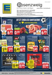 EDEKA Prospekt "Aktuelle Angebote", 26 Seiten, 08.06.2026 - 08.06.2026 Aktueller EDEKA Prospekt, "Aktuelle Angebote", mit Angeboten der Woche, gültig von 08.06.2026 bis 08.06.2026