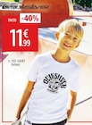 Tee-shirt - QUICKSILVER - Intersport à Antony Tee-shirt - QUICKSILVER en promo chez Intersport Antony à 11,99 €