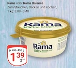 Aktuelle Rama Angebote bei GLOBUS in Erfurt Aktuelles Rama oder Rama Balance Angebot bei GLOBUS in Erfurt ab 1,39 €