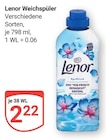 Weichspüler im Angebot bei GLOBUS in Homburg Weichspüler Angebote von Lenor bei GLOBUS Homburg für 2,22 €