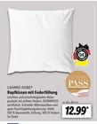 Lidl - Kopfkissen mit Federfüllung Angebot im Prospekt Kopfkissen mit Federfüllung bei Lidl im Prospekt "" für 12,99 €
