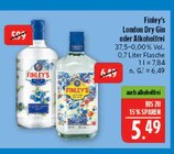 London Dry Gin von Finley's für 5,49 € bei Marktkauf im Angebot London Dry Gin von Finley's im aktuellen Marktkauf Prospekt