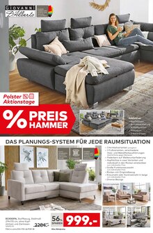Sitzmöbel im porta Möbel Prospekt "BESSER GLEICH ZU PORTA" mit 12 Seiten (Osnabrück)